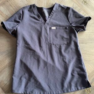 Figs Dark Harbor one pocket scrub top